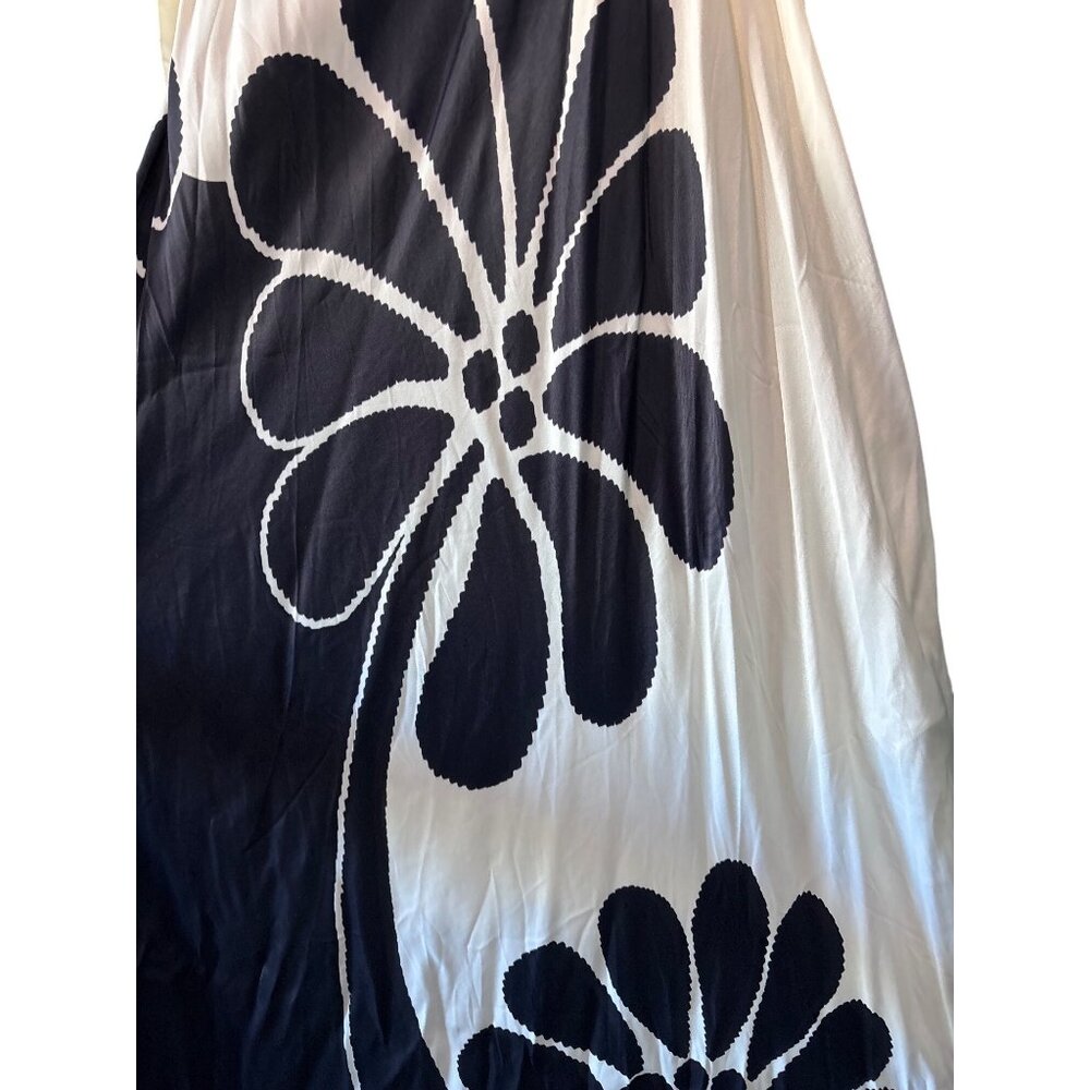 Farm Rio Palermo Floral Cut Out Maxi Dress Tropical Print XXS New With Tags - Picture 11 of 16